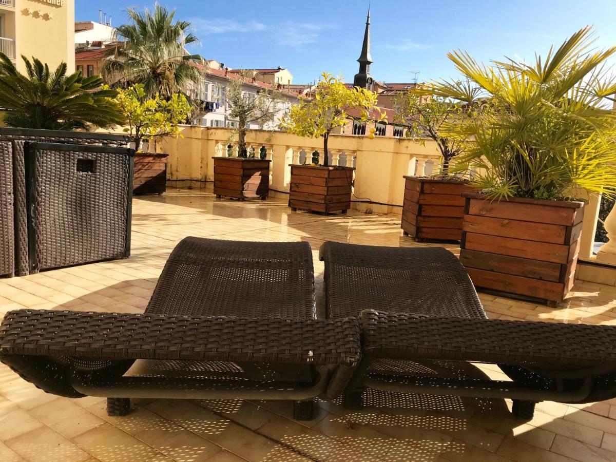 Appartement Terrasse Dans Palace Belle Epoque Menton Kültér fotó