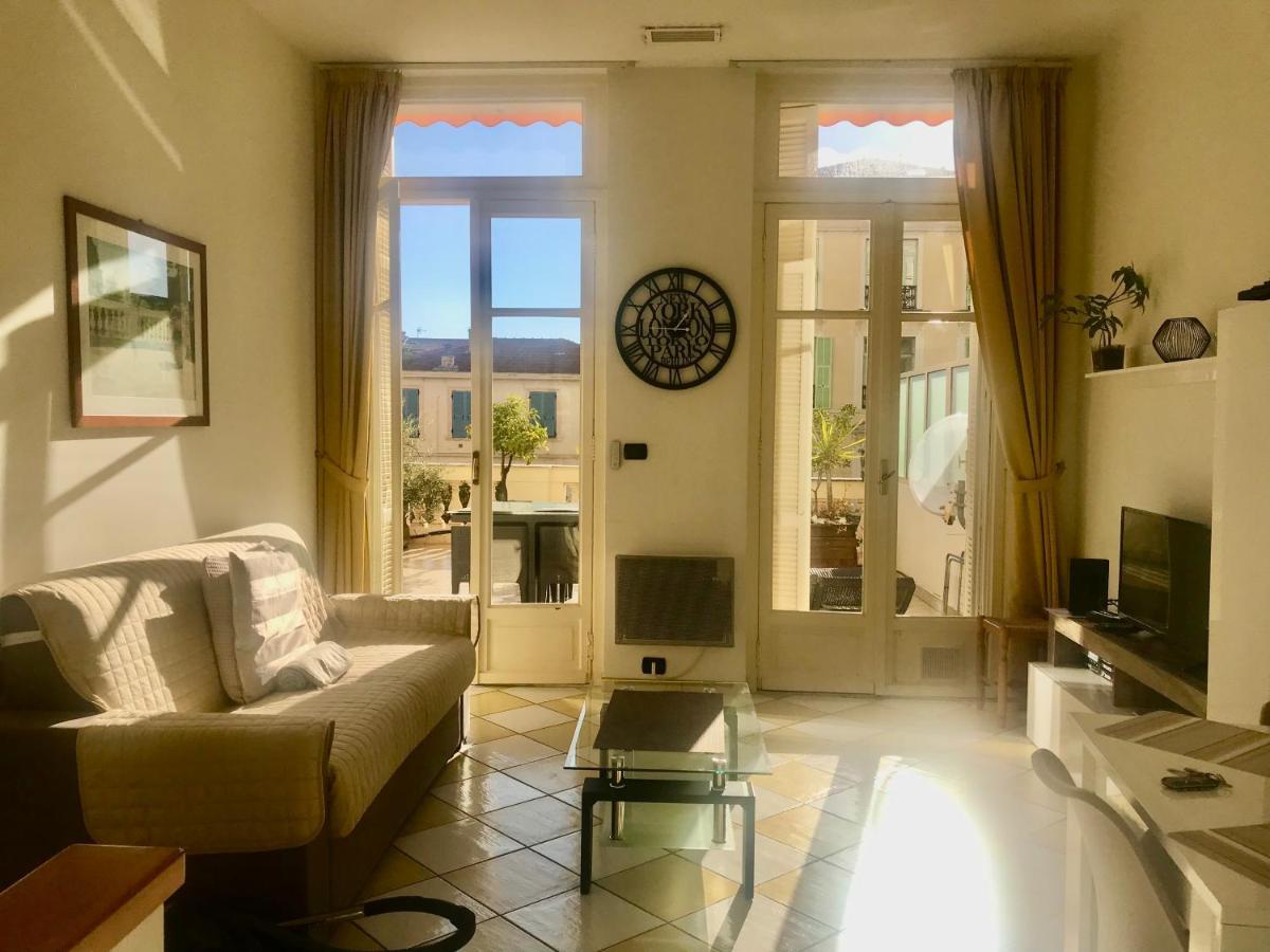 Appartement Terrasse Dans Palace Belle Epoque Menton Kültér fotó